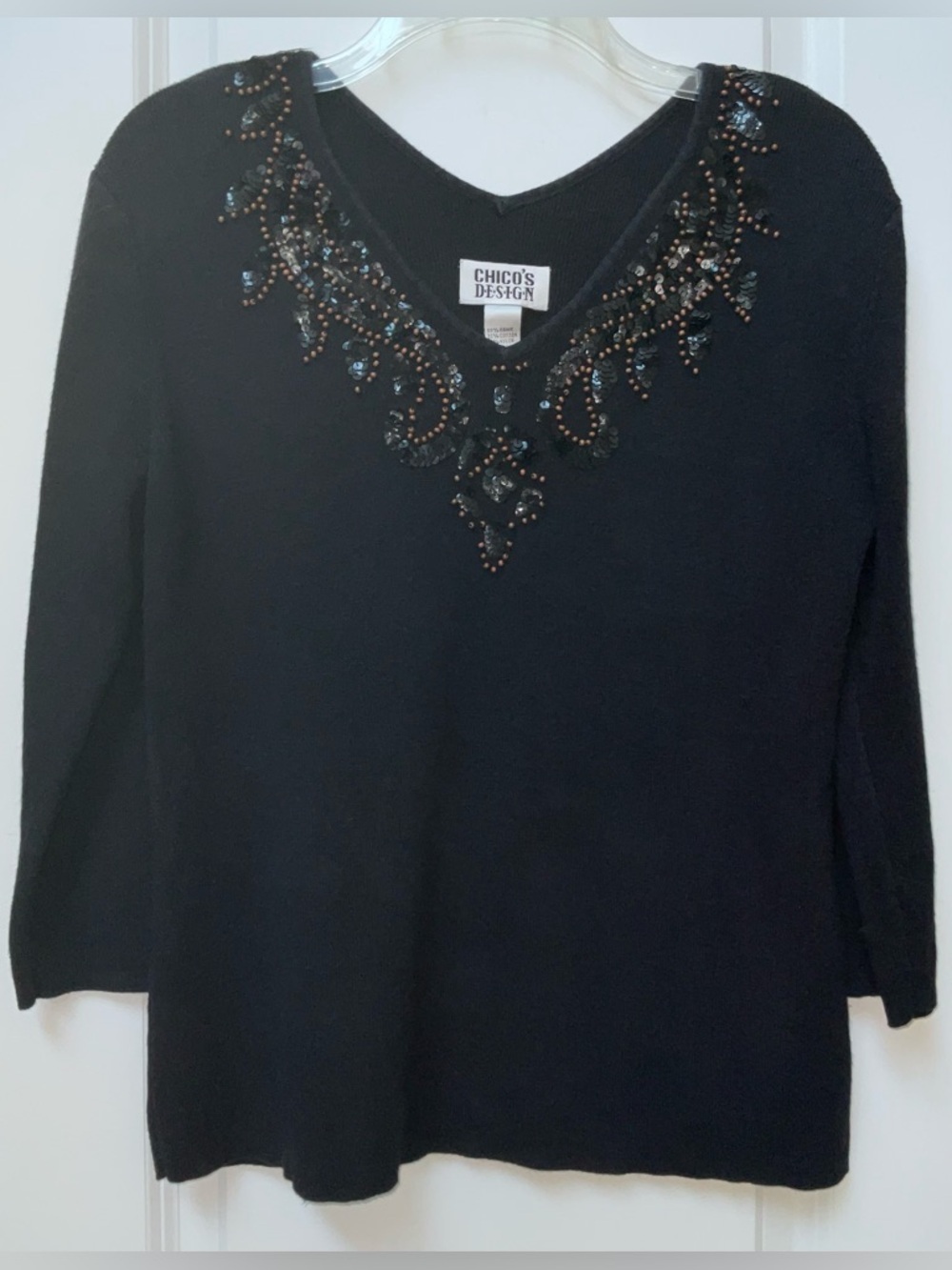 Chico’s Design Embellished Sweater